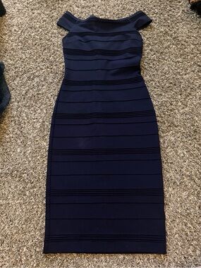 Ted Baker London Navy Bandage Dress